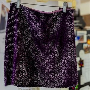 NWOT Costco Skort, purple tie dye